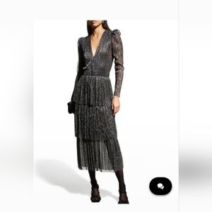 Sabina Musayev Carry Tiered Dress